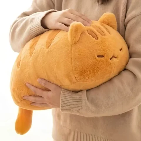 CATDOLL Giant Orange Cat Plush Toy – Kawaii Kitty Plushie Throw Pillow, Soft Stuffed Cat Doll for Home Decor & Birthday Gift